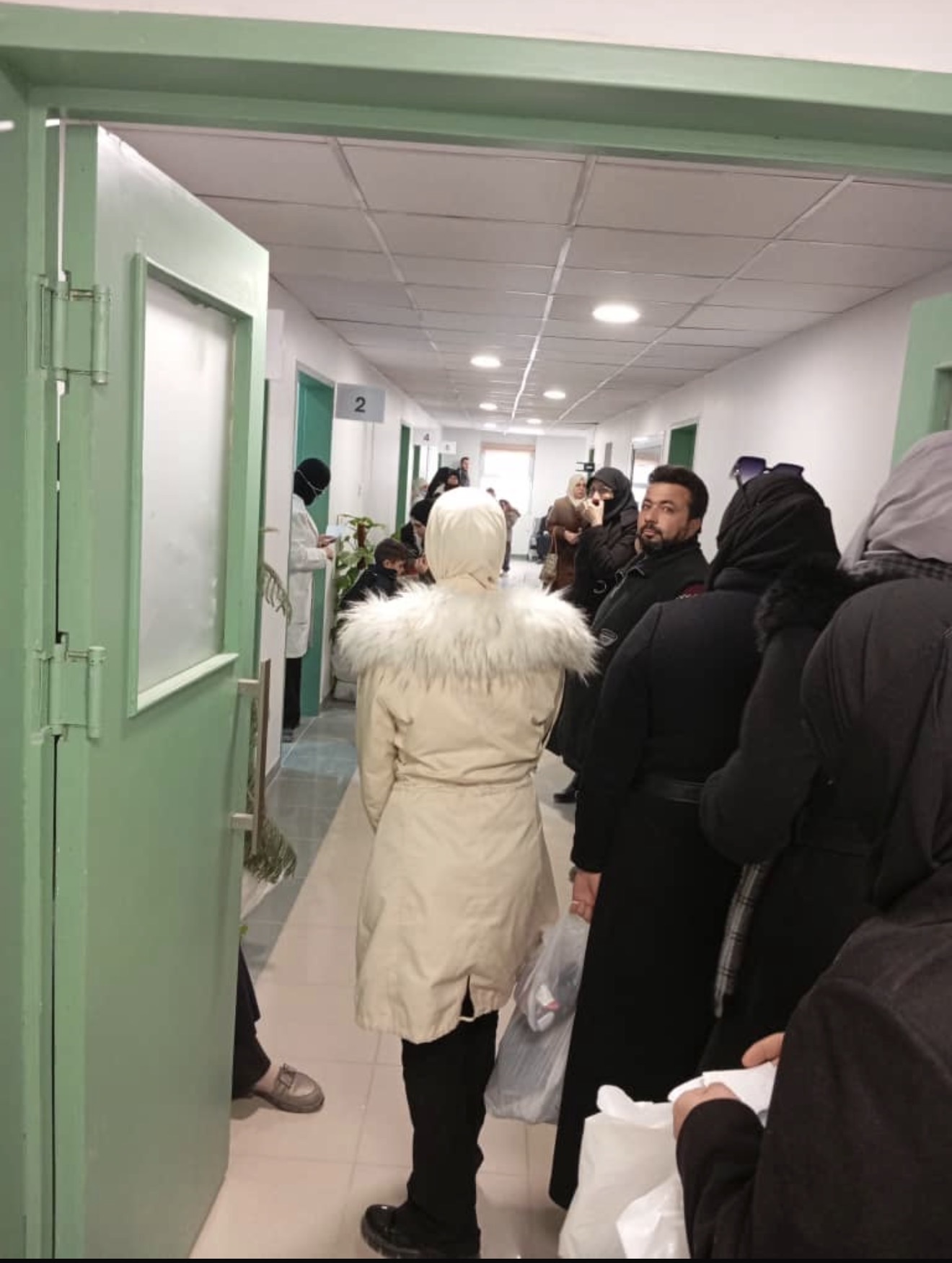 Patient flow inside Al Kahf Hospital