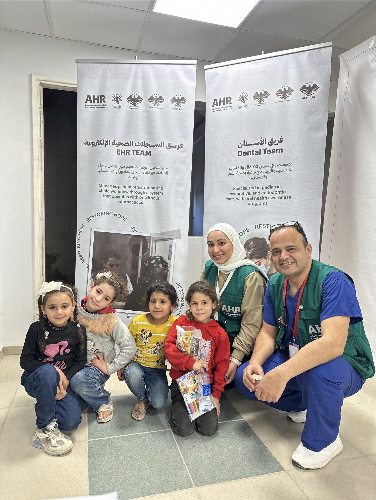 Restore Hope campaign with children