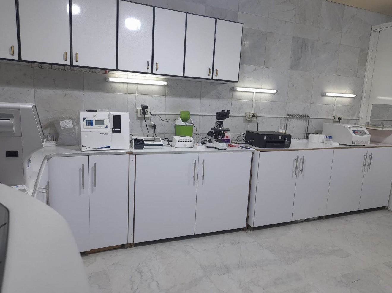 Upgraded laboratory area